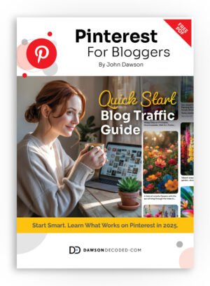 Free Pinterest traffic guide front cover