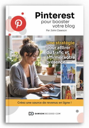 Couverture du guide payant Pinterest pour booster votre blog